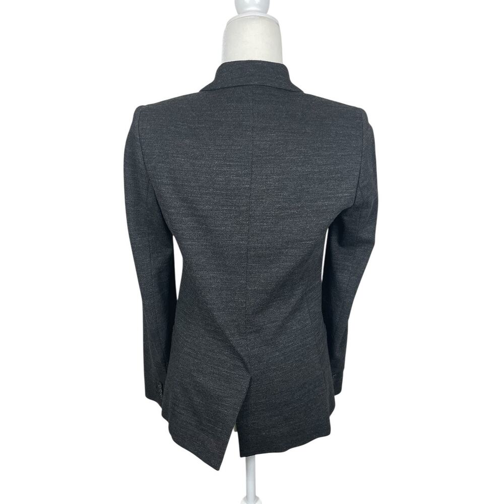 J.Crew Collection Button Front Blazer Stretch Classic Preppy Casual Womens Sz 2 - Picture 7 of 15